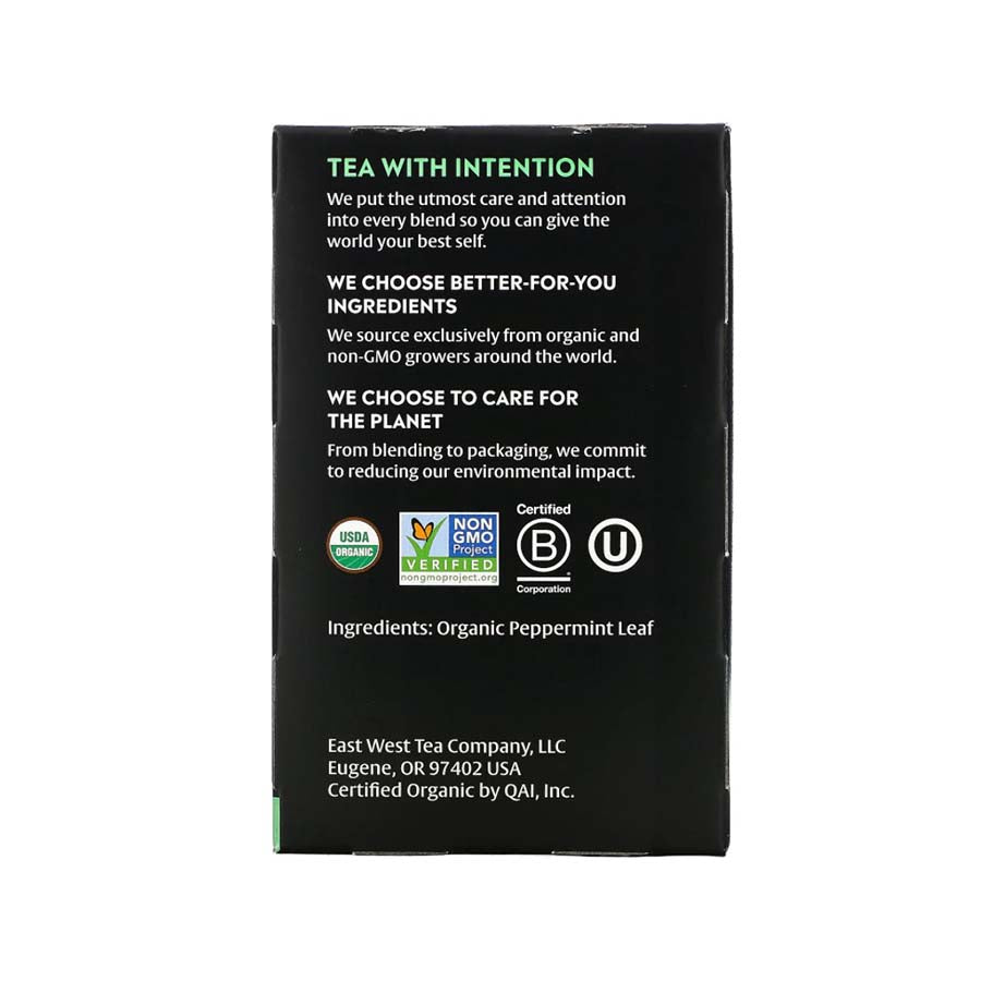 CHOICE TEA - PEPPERMINT ORGANIC TEA (16 TEA BAGS, 0.60 OZ)