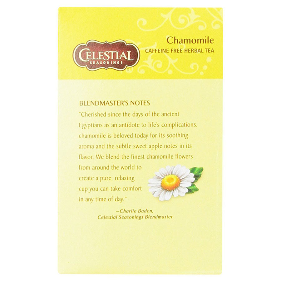 CELESTIAL SEASONINGS - CHAMOMILE HERBAL TEA (40 TEA BAGS, 1.8 OZ)