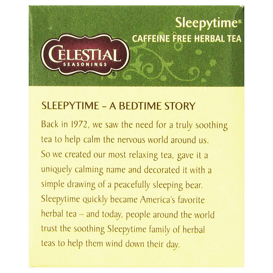 CELESTIAL SEASONINGS - CLASSIC SLEEPYTIME HERBAL TEA (20 TEA BAGS, 1.0 OZ)