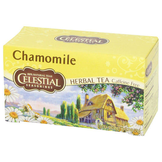 CELESTIAL SEASONINGS - CHAMOMILE HERBAL TEA (20 TEA BAGS, 1.9 OZ)